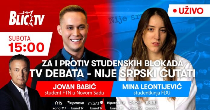 sutra-na-blic-tv-u-emisiji-“nije-srpski-cutati”-o-studentskim-blokadama-iz-dva-ugla