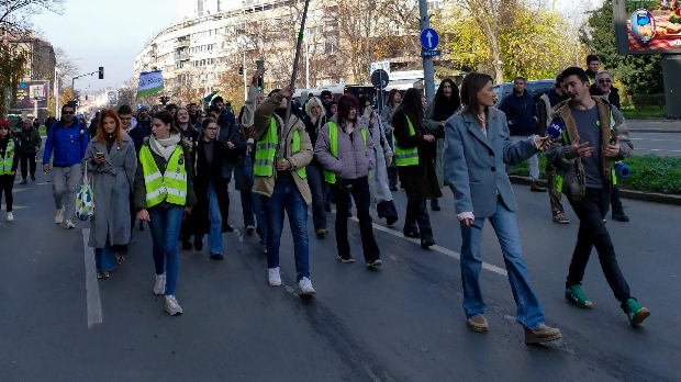 Протестна-шетња-студената-у-блокади-Пољопривредног-факултета-у-Београду