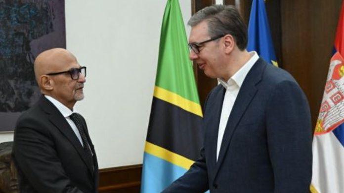 vucic-se-sastao-sa-predsednikom-skupstine-tanzanije:-srbija-pridaje-veliki-znacaj-partnerstvima-sa-africkim-drzavama-(foto)