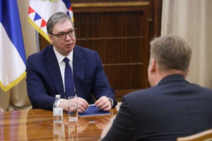 vucic-se-sastao-sa-sorensenom:-predsednik-srbije-razgovara-sa-specijalnim-izaslanikom-eu-za-dijalog-beograda-i-pristine-(video)