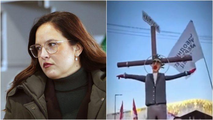 “jedino-sto-ih-pokrece-jeste-mrznja-prema-vucicu”-ministarka-pavkov-ostro-reagovala-na-sramni-transparent-na-blokaderskom-skupu-u-nisu