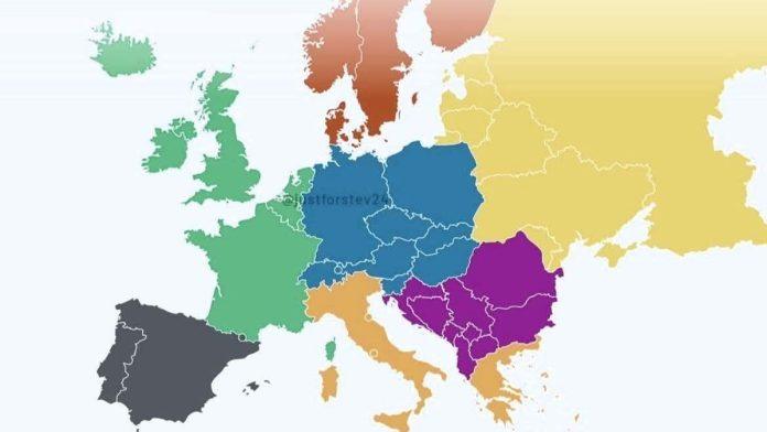 na-fejsbuku-osvanula-karta-sa-regionima-evrope:-hrvati-zbog-jedne-stvari-pobesneli