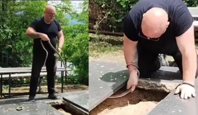 “kad-legnes-ziv-u-grob…”-cuveni-zmijolovac-je-svuda-“lovio”-zmije,-ali-ovo-je-prvo-i-za-njega!-pogledajte-odakle-iz-izvukao-smuka-dugog-skoro-dva-metra!-video
