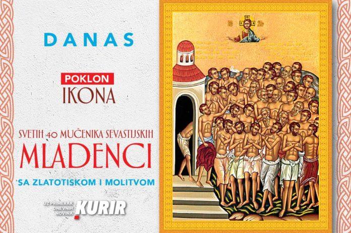obelezite-mladence-uz-kurir!-danas-poklanjamo-ikonu-40-mucenika-sevastijskih-sa-zlatotiskom-i-molitvom