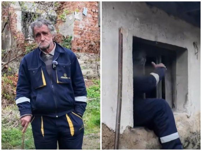 “kad-imam-da-jedem-–-imam,-kad-nemam-cutim”:-potresna-sudbina-mijaila-–-u-kucu-koja-preti-da-se-srusi-ulazi-kroz-prozor,-vrata-vise-ne-postoje