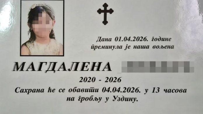 umrla-nakon-8-dana-borbe-za-zivot-poznato-kada-ce-biti-sahranjena-devojcica-stradala-u-pozaru-u-pancevu