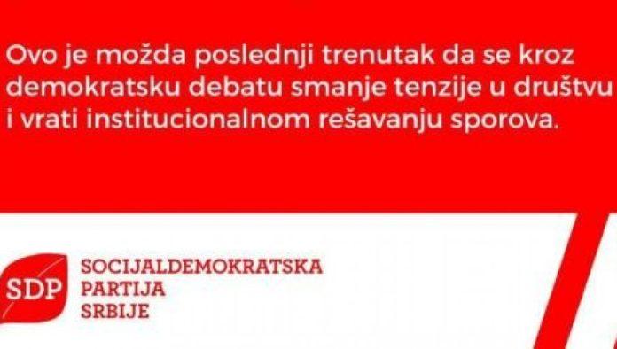 sdp-srbije:-podrzavamo-inicijativu-za-otvaranje-politickog-dijaloga-sa-predsednikom-vucicem