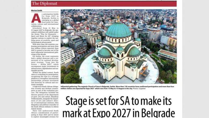 kakva-cast:-prestizni-nedeljnik-iz-juznoafricke-republike-pisao-o-srbiji-i-ekspu-2027-(foto)