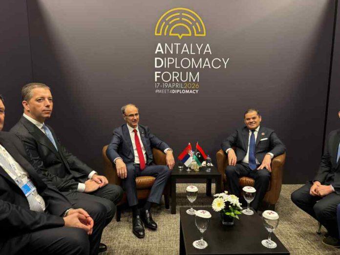 premijer-macut-i-dbeibeh-se-sastali-u-antaliji:-razgovor-o-jacanju-ekonomske-saradnje-srbije-i-libije