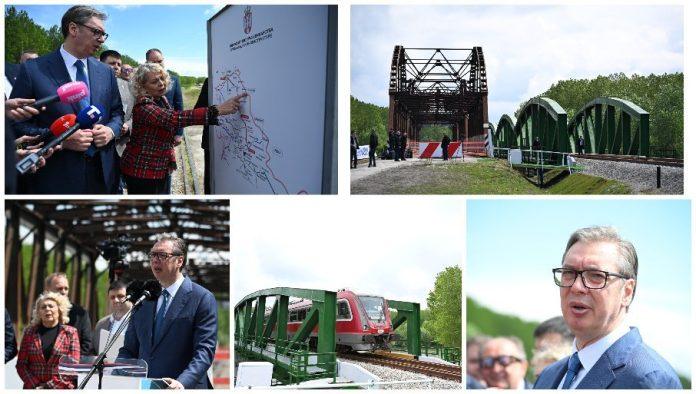 vucic-otvario-novi-zeleznicki-most-preko-tamisa:-za-dve-godine-bice-zavrsen-auto-put,-od-beograda-do-zrenjanina-35-40-minuta-(video)