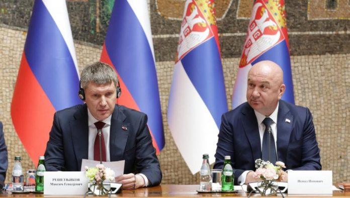 zasedao-meduvladin-srpsko-ruski-komitet-za-trgovinu,-ekonomsku-i-naucno-tehnicku-saradnju:-predsedavali-popovic-i-resetnikov