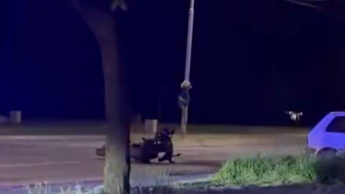 (video)-oboren-motociklista-saobracajna-nesreca-u-dositejevoj:-uvidaj-u-toku