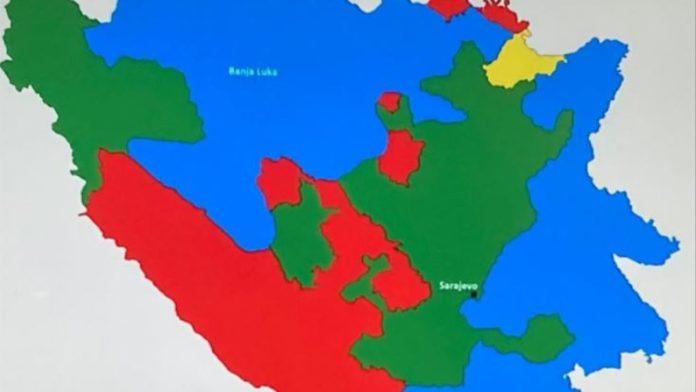 usred-zagreba-predstavljena-nova-mapa-bih:-hrvati-zele-svoju-republiku,-bosnjaci-besni