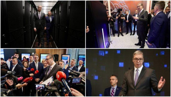 “svi-putevi-vode-u-kragujevac”:-vucic-prisustvovao-pustanju-u-rad-novog-superkompjutera-(video)