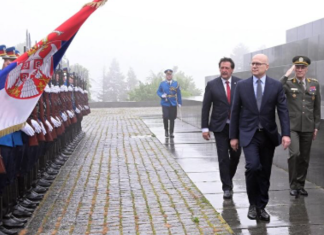Vučević, Gašić i Mojsilović položili venac na Spomenik neznanom junaku na Avali vucevic,-gasic-i-mojsilovic-polozili-venac-na-spomenik-neznanom-junaku-na-avali