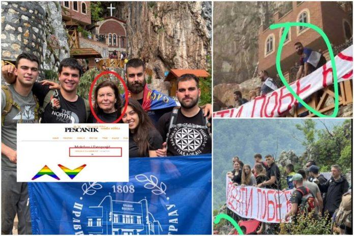 blokaderi-oskrnavili-isposnicu-svetog-save!-monasi-i-gradani-gradili-–-blokaderi-upali-samo-da-bi-rasirili-politicki-transparent,-posvadali-se-i-sa-monasima!