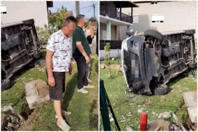 ljude-docekao-uzasan-prizor-ispred-kuce-teska-saobracajka-kod-sapca:-muskarac-kombijem-uleteo-u-dvoriste,-vozilo-prevrnuto-na-bok-(video)