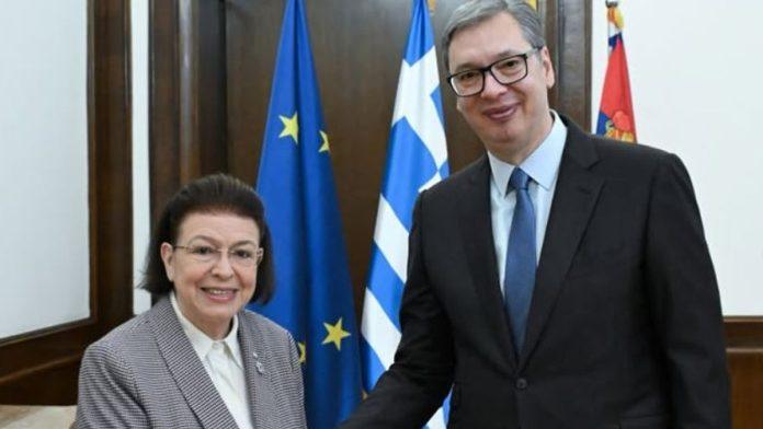 vucic-sa-ministarkom-kulture-grcke-o-daljem-unapredenju-saradnje-u-oblasti-kulture:-“delimo-iskreno-prijateljstvo”