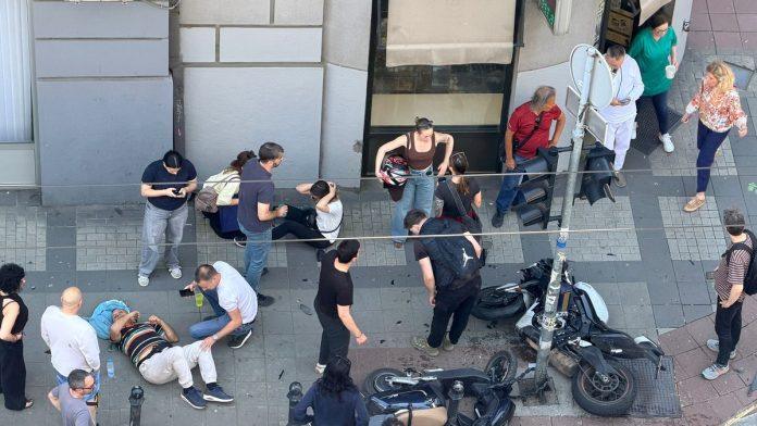 strasna-nesreca-u-centru-beograda-auto-pokosio-dva-motocikla:-tri-osobe-povredene-(foto,-video)