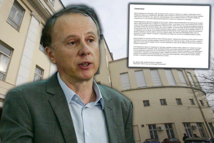 dokic-vrsi-pritisak-na-medicinski-fakultet!-uprava-fakulteta-optuzila-rektora-da-krsi-autonomiju-ove-visokoskolske-ustanove-pokusajem-da-se-mesa-u-izbor-dekana!