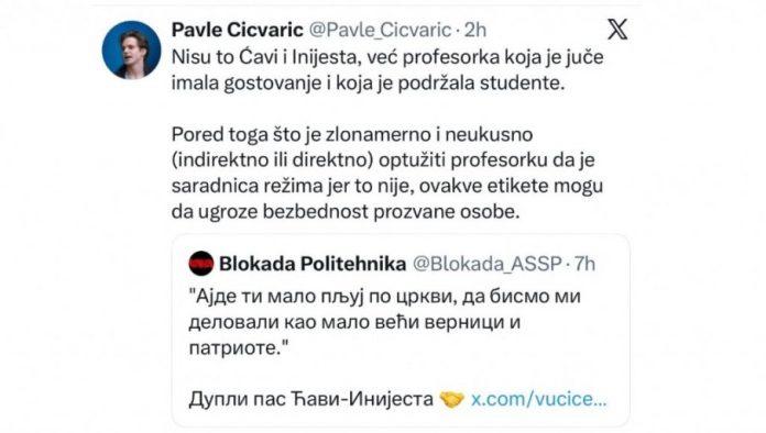studenti-blokaderi-jedni-sa-drugima-u-klincu:-pavle-cicvaric-udario-na-studente-blokadere-politehnike-(foto)