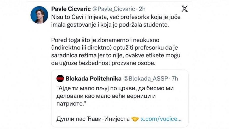 studenti-blokaderi-jedni-sa-drugima-u-klincu:-pavle-cicvaric-udario-na-studente-blokadere-politehnike-(foto) studenti-blokaderi-jedni-sa-drugima-u-klincu:-pavle-cicvaric-udario-na-studente-blokadere-politehnike-(foto)