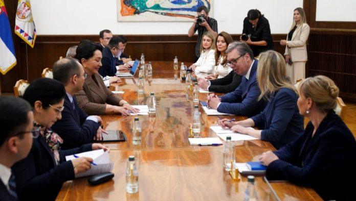 vucic-sa-predsednicom-senata-uzbekistana:-postoji-znacajan-prostor-za-prosirenje-saradnje