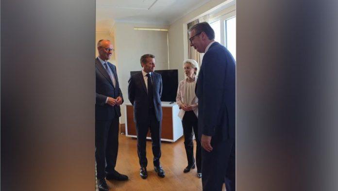 vucic-na-samitu-u-tivtu-predsednik-se-oglasio-nakon-sastanka-sa-fon-der-lajen,-kostom,-makronom-i-mercom