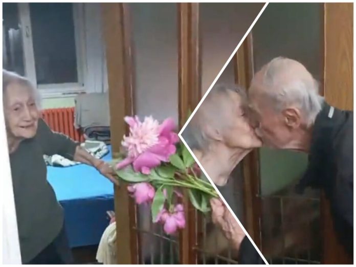 godine-im-usporile-korake,-ali-ljubav-ne-stari!-deka-doneo-baki-cvece,-a-reci-koje-mu-je-izustila-dok-jedva-stoji-–-kidaju-dusu!-video