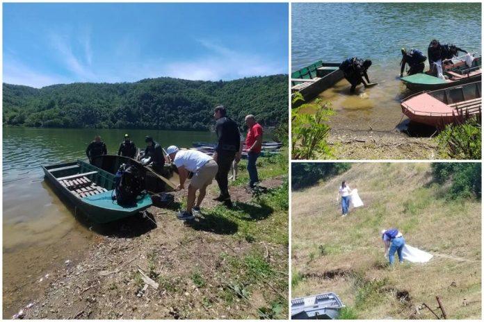 uspesno-realizovana-eko-akcija-na-jezeru-celije:-veliki-poduhvat-jkp-“vodovod-krusevac”-i-drugih-ucesnika