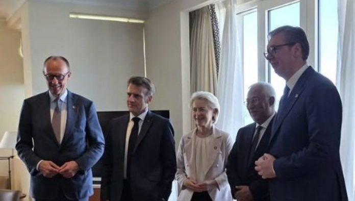 vazni-sastanci:-vucic-sam-sa-predsednicom-evropske-komisije,-predsednikom-evropskog-saveta,-kancelarom-nemacke-i-predsednikom-francuske!