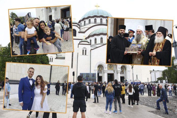 “bog-je-hteo-da-sveta-ruka-bude-iznad-nas”:-vise-od-milion-vernika-se-poklonilo-svetinji,-a-onda-scena-za-pamcenje!-nemanja-i-dezire-se-vencali-ispod-pojasa
