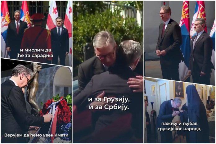 “razumevanje-i-prijateljstvo-na-visokom-nivou!”-predsednik-vucic-se-oglasio-iz-gruzije,-pa-podelio-kadrove-zvanicne-posete:-saradnja-ide-uzlaznom-linijom!