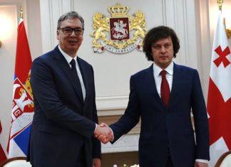 “UVEREN SAM DA JE PRED NAMA PERIOD JOŠ KONKRETNIJE SARADNJE” Predsednik Vučić, drugog dana posete, razgovarao s premijerom Gruzije “uveren-sam-da-je-pred-nama-period-jos-konkretnije-saradnje”-predsednik-vucic,-drugog-dana-posete,-razgovarao-s-premijerom-gruzije