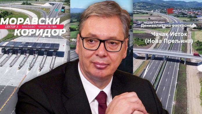 vucic-objavio-snimak-moravskog-koridora-dan-pred-otvaranje-ovako-ce-izgledati-novi-auto-put,-naplatne-stanice,-mostovi,-odmorista:-“zajedno-gradimo-buducnost!”-(video)
