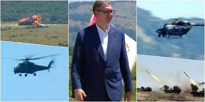 “vampiri”-zasuli-mete-raketama,-korisceni-i-termobaricni-projektili!-predsednik-vucic-prisustvuje-prikazu-na-pasuljanskim-livadama,-spektakularne-scene-(foto)