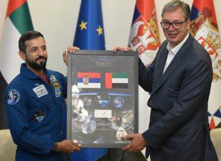 “OVO SU PRVI ASTRONAUTI KOJE SMO UGOSTILI U SRBIJI!” Oglasio se Vučić o susretu sa ministrom omladine UAE (VIDEO) “ovo-su-prvi-astronauti-koje-smo-ugostili-u-srbiji!”-oglasio-se-vucic-o-susretu-sa-ministrom-omladine-uae-(video)