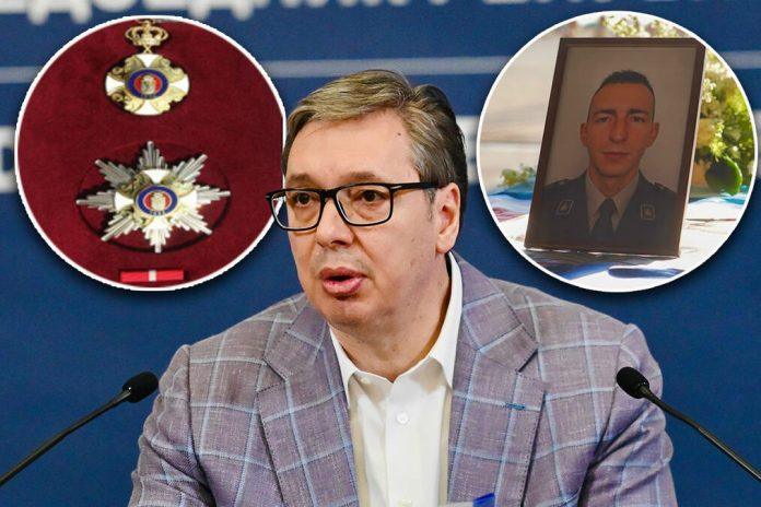 najvisa-pocast-za-srpskog-junaka:-vucic-posthumno-odlikovao-starijeg-vodnika-milovana-jovanovica-ordenom-karadordeve-zvezde-prvog-stepena