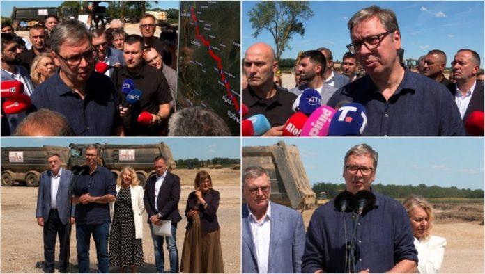istorijski-projekat-koji-spasava-sever-srbije:-vucic-obisao-radove-na-izgradnji-deonice-backi-breg-–-srpska-crnja-(foto)