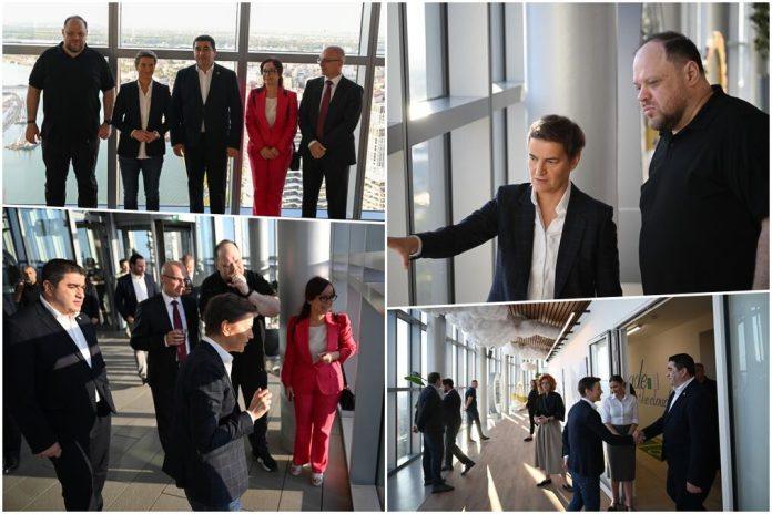 ana-brnabic-odvela-ucesnike-konferencije-na-vidikovac-na-kuli-beograd:-“imala-sam-cast-da-gostima-iz-evrope-pokazem-nas-beograd-na-drugaciji-nacin”-(foto)