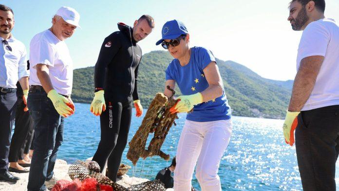 milojko-u-uskom-ronilackom-odelu,-marta-kos-u-belim-kapri-pantalonicama-premijer-crne-gore-i-komesarka-za-prosirenje-cistili-boku-u-dosad-nevidenom-izdanju