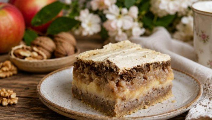milopita:-kremasti-kolac-od-jabuka-i-oraha
