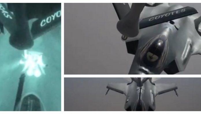 americki-stelt-lovac-f-35-a-dopunjuje-gorivo-u-visinama:-neverovatan-snimak-sa-bliskog-istoka-(video)