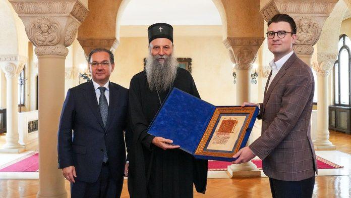 patrijarh-porfirije-sa-predstavnicima-srpsko-americkog-kongresa:-znacaj-ocuvanja-srpskih-svetinja-na-kim