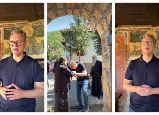 VUČIĆ U MANASTIRU SVETOG ĐORĐA: Svaki put kada uđem u jedan od naših manastira, osetim mir, snagu i vekovno trajanje Srbije (VIDEO) vucic-u-manastiru-svetog-dorda:-svaki-put-kada-udem-u-jedan-od-nasih-manastira,-osetim-mir,-snagu-i-vekovno-trajanje-srbije-(video)