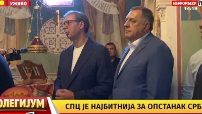 vucic-na-prijemu-kod-vladike-sergija:-kada-se-neko-ljuti-na-srbe-sa-kim,-samo-kazem-neka-odu-dole-da-zive