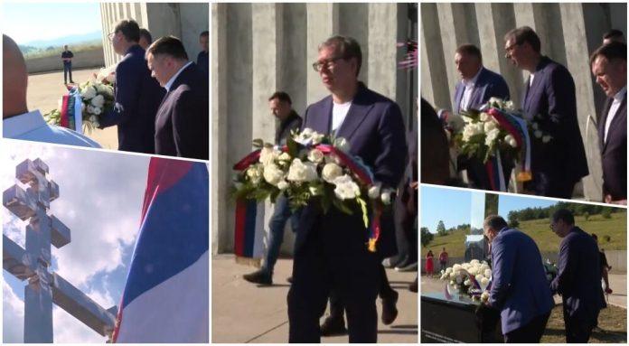 “srbija-danas-ima-armiju-koja-je-pedesetostruko-jaca-nego-jna”-vucic-polozio-venac-na-petrovackoj-cesti:-sacuvacemo-mir-jer-smo-dovoljno-snazni-da-se-odbranimo