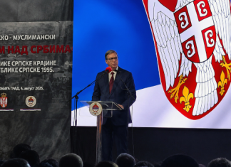 Сећање на жртве “Олује” у Мркоњић Граду – Вучић: Покушали су да нас убеде да смо криви и многи од нас су учествовали у погрому над истином Сећање-на-жртве-“Олује”-у-Мркоњић-Граду-–-Вучић:-Покушали-су-да-нас-убеде-да-смо-криви-и-многи-од-нас-су-учествовали-у-погрому-над-истином