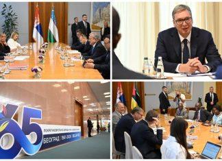 GODIŠNjICA POKRETA NESVRSTANIH Vučić obavio važne razgovore sa šefovima delegacija: Raduje me njihovo učešće na Ekspo 2027 (FOTO) godisnjica-pokreta-nesvrstanih-vucic-obavio-vazne-razgovore-sa-sefovima-delegacija:-raduje-me-njihovo-ucesce-na-ekspo-2027-(foto)