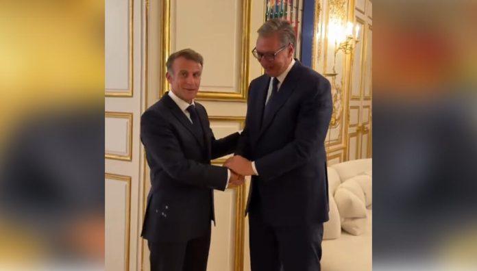 “odlican-razgovor-sa-makronom”-vucic-objavio-snimak-nakon-sastanka:-poverenje-koje-smo-izgradili-ostaje-cvrst-oslonac